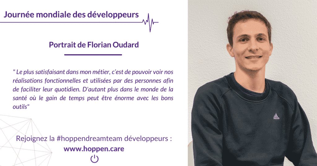 Portrait développeur Florian Oudard