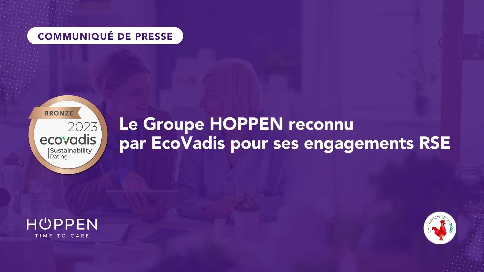 groupe hoppen evocadis bronze 2023 engagements impact rse Expérience patient