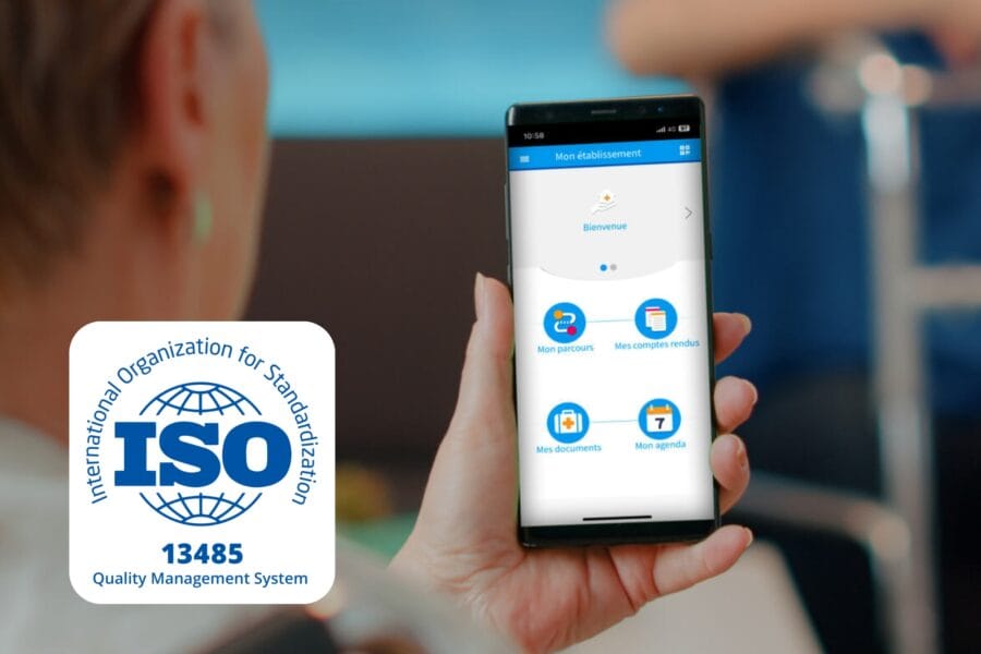 Interface portail patient Engage dispositif médical certifié